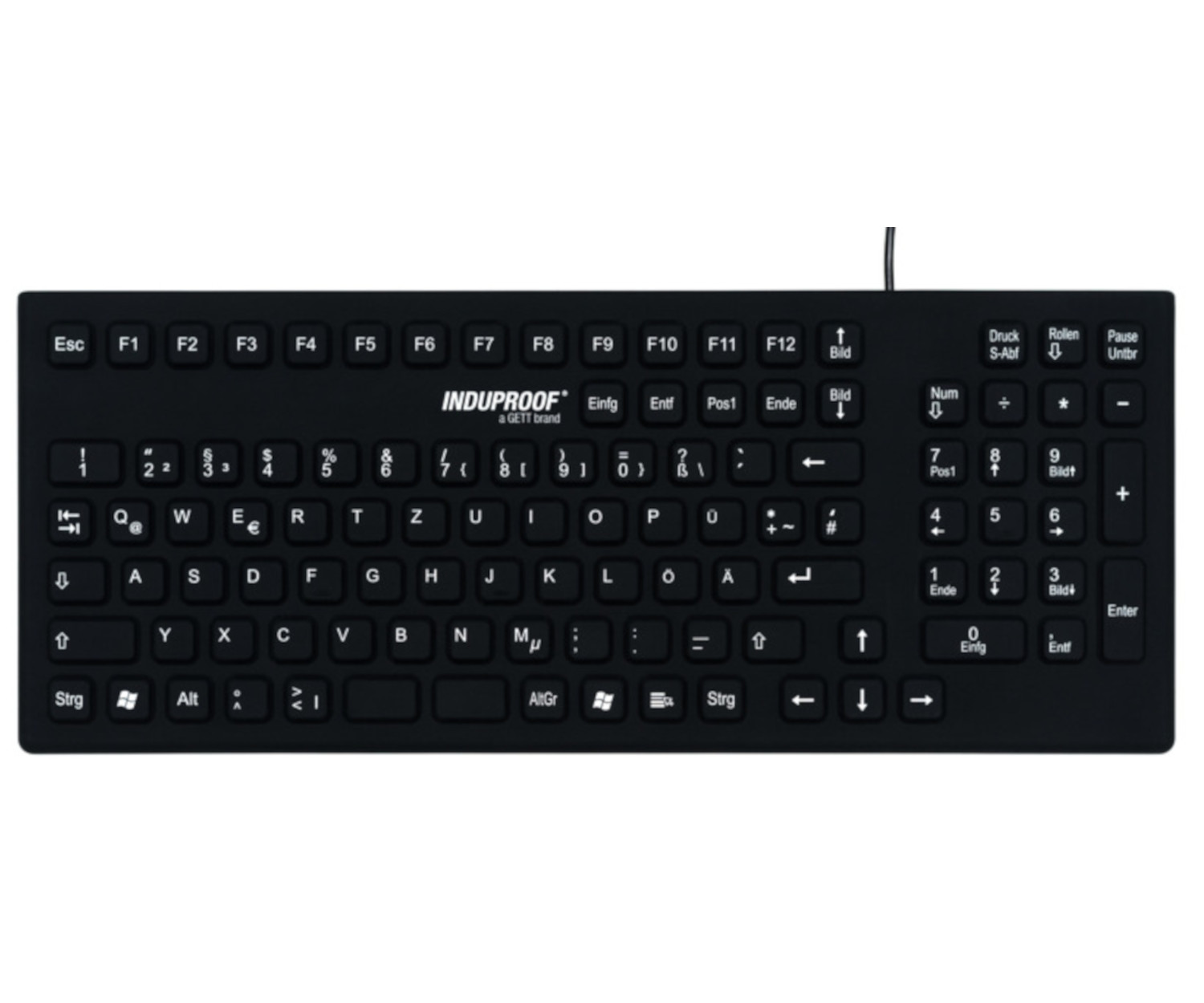 Reinraum Tastatur InduProof Smart Classic