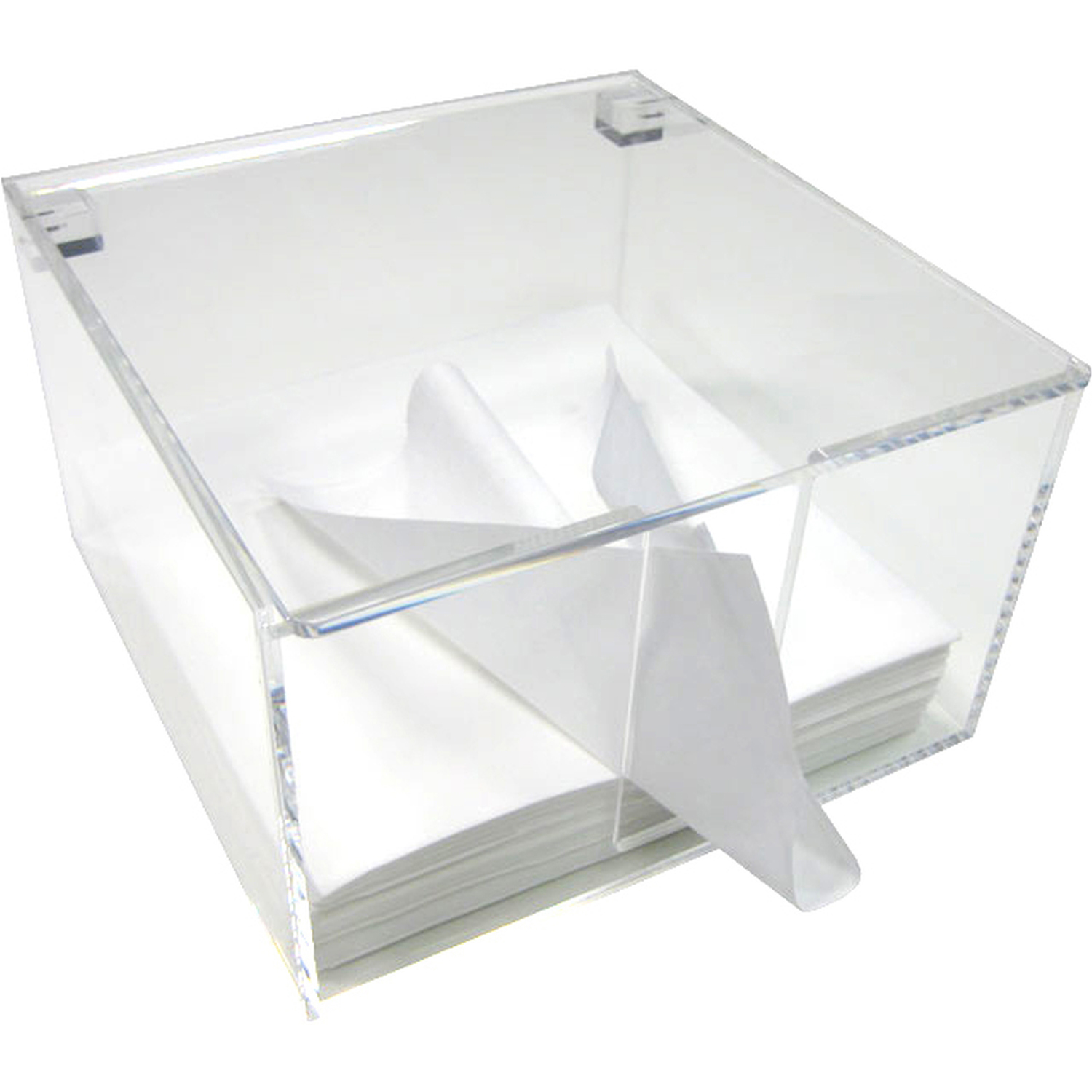 Acrylglas-Spenderbox mit Deckel für Tücher