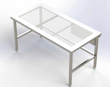 Cover Image | Höhenverstellbarer Tisch - gelocht