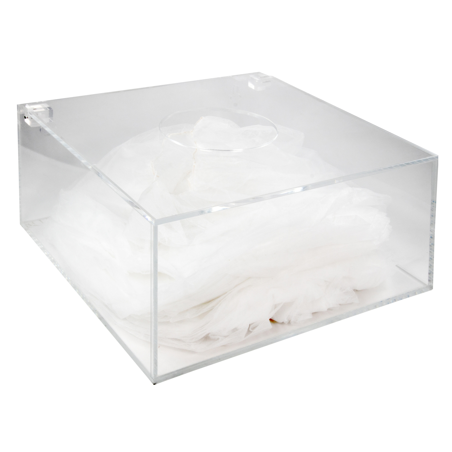 Acrylglas-Spenderbox für Hauben
